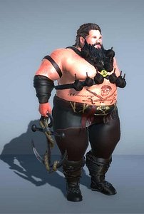 3D fat pirate grenades -
