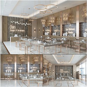 Modern Jewelry Store Interior