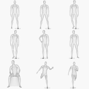 Male Mannequin Bundle Collection 1