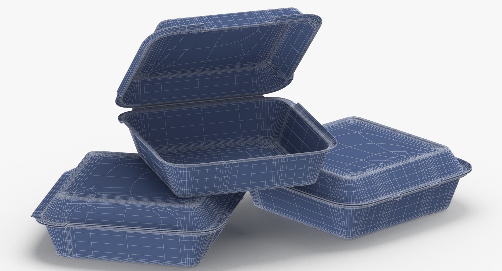 Cardboard Box Set 3D Model - TurboSquid 1540987