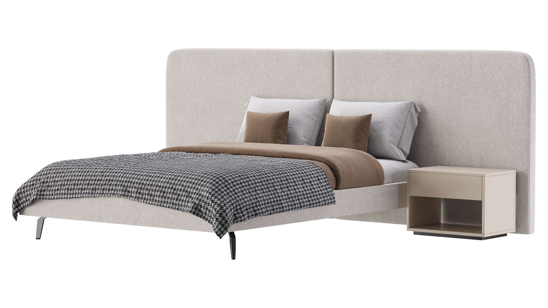 Selli Bed 1 3D Model - TurboSquid 2196742