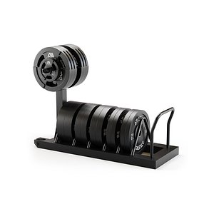 Tusker mobile weight plate rack 3D model