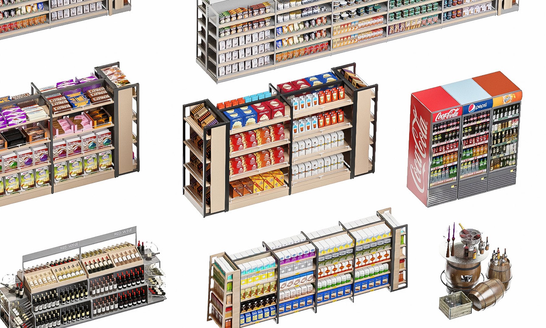 3D Supermarket Grocery Display Shelves Collection model https://p.turbosquid.com/ts-thumb/Fs/c8MT2K/Cn/23/jpg/1759198842/1920x1080/fit_q87/eeea6cc450a2741925c0134cf4923583db6f22ec/23.jpg