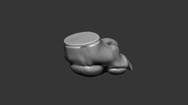 modelo 3d Escultura Highpoly de pata de perro - TurboSquid 1807855