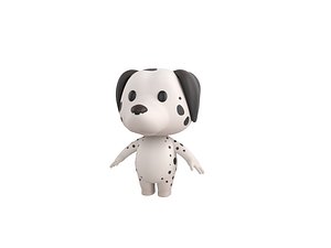 Character209 Dalmatian Dog 3D model