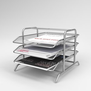 interior ikea dokument letter 3D