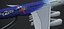 MODELO DE PLANTA DE OFICINA DEL AIRBUS A340-300 ANSETT SYDNEY 2000