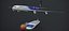 MODELO DE PLANTA DE OFICINA DEL AIRBUS A340-300 ANSETT SYDNEY 2000