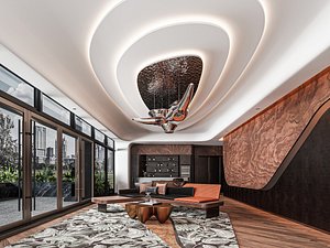 Modern living room 3D