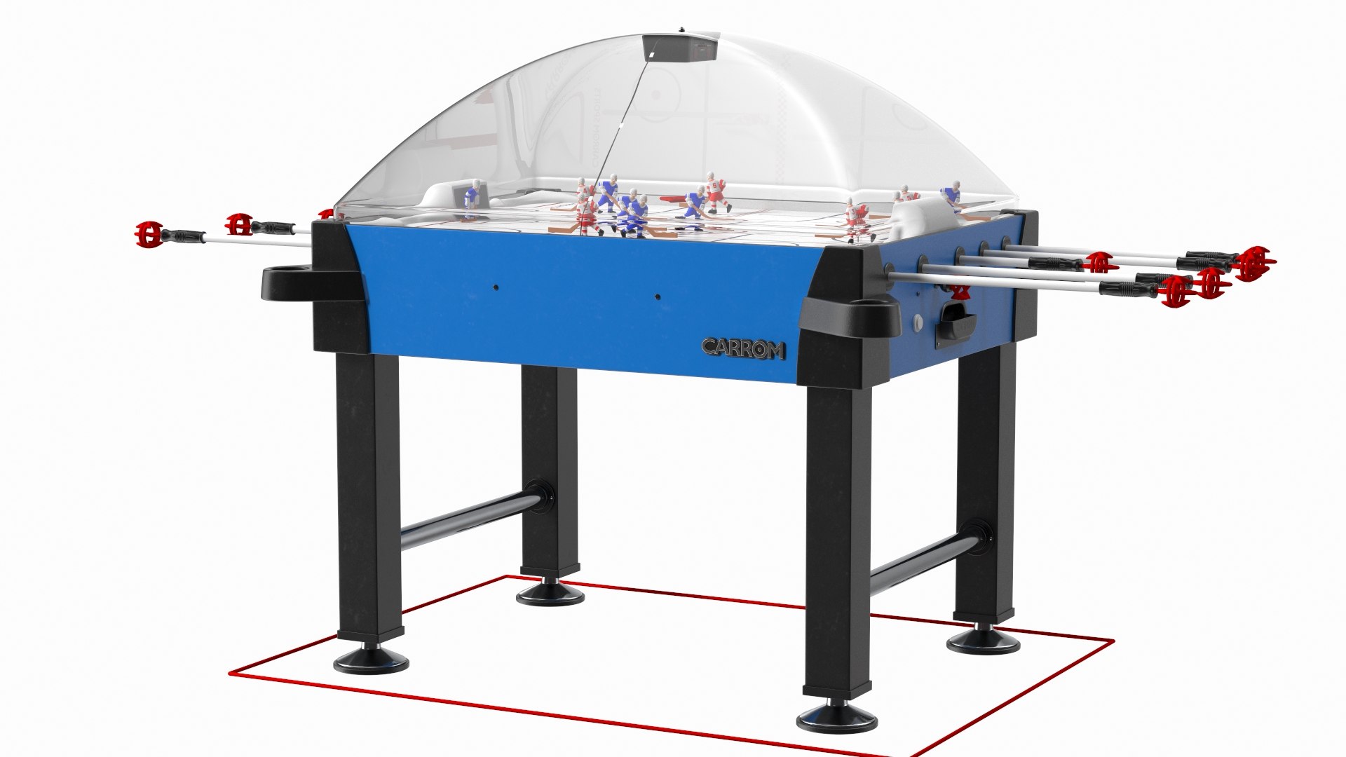 3D Carrom Signature Stick Hockey Table Rigged Model - TurboSquid 1816857