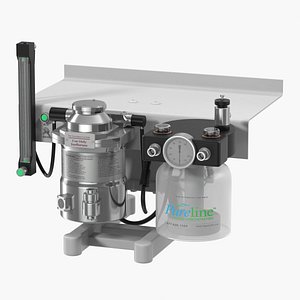 Small Animal Anesthesia Workstation 3D Model
