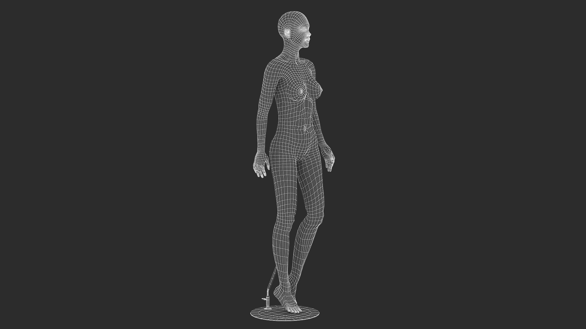 3D Female Mannequin Pose 3 Model - TurboSquid 2342942