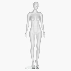 3D Female Mannequin Pose 3 model
