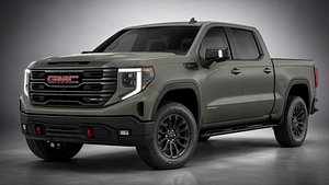 3D model GMC Sierra AT4 2020 3D Model
