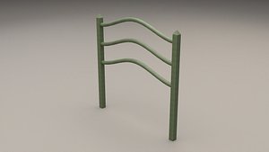 Park Gard Rail 3D model