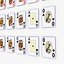deck poker cards pocker 3d model