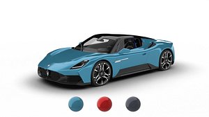 Maserati MCPura 2026 3d model 3D model