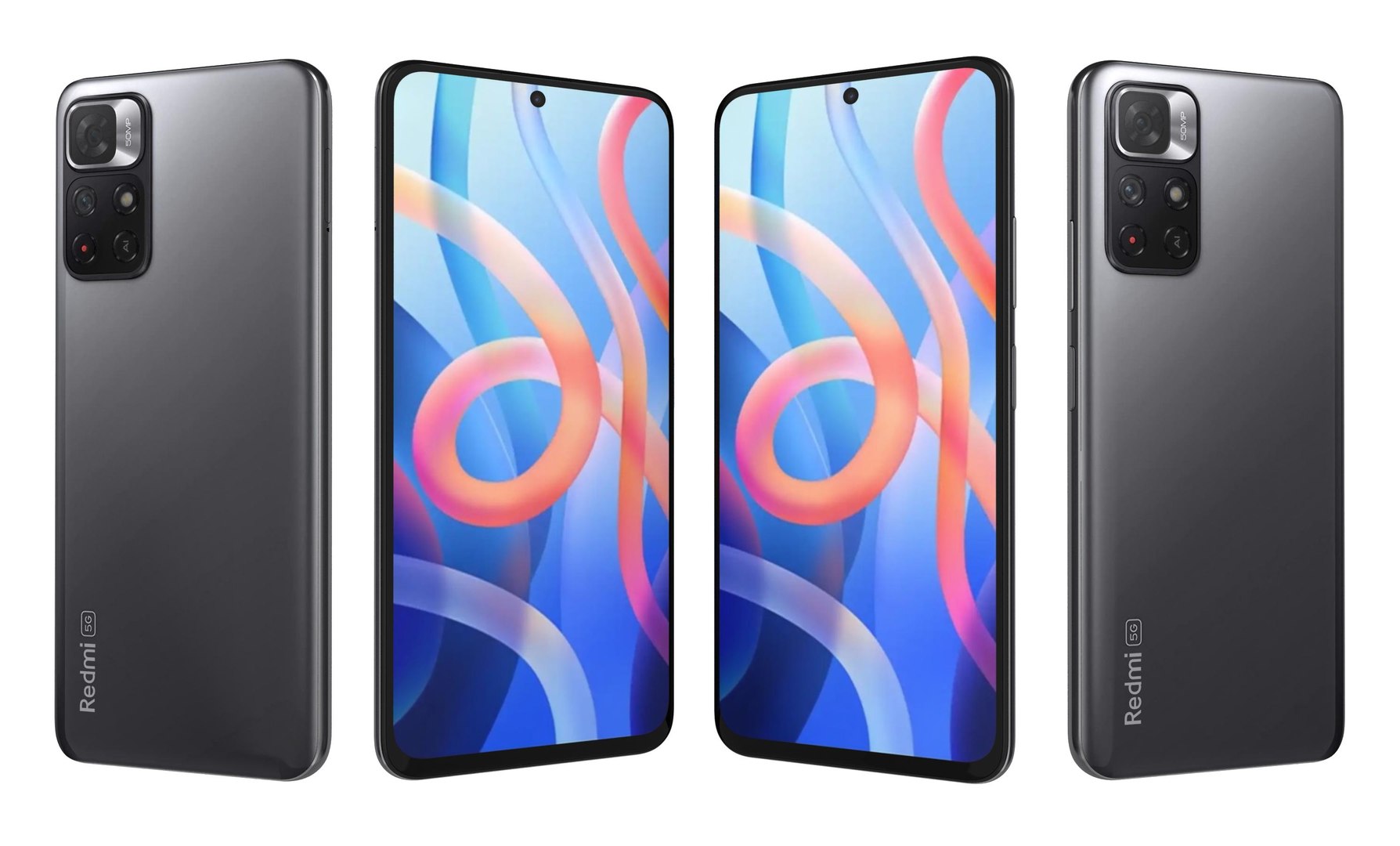 3D Model Xiaomi Redmi Note 11 Matte Black - TurboSquid 1838001