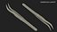Black Angled Tweezers
