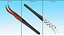 Black Angled Tweezers