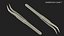 Black Angled Tweezers