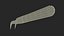 Black Angled Tweezers