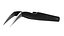 Black Angled Tweezers