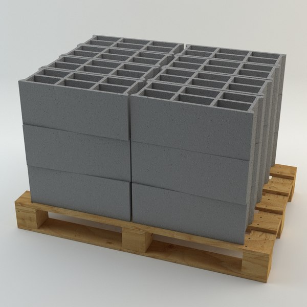 3ds max pallet breeze block