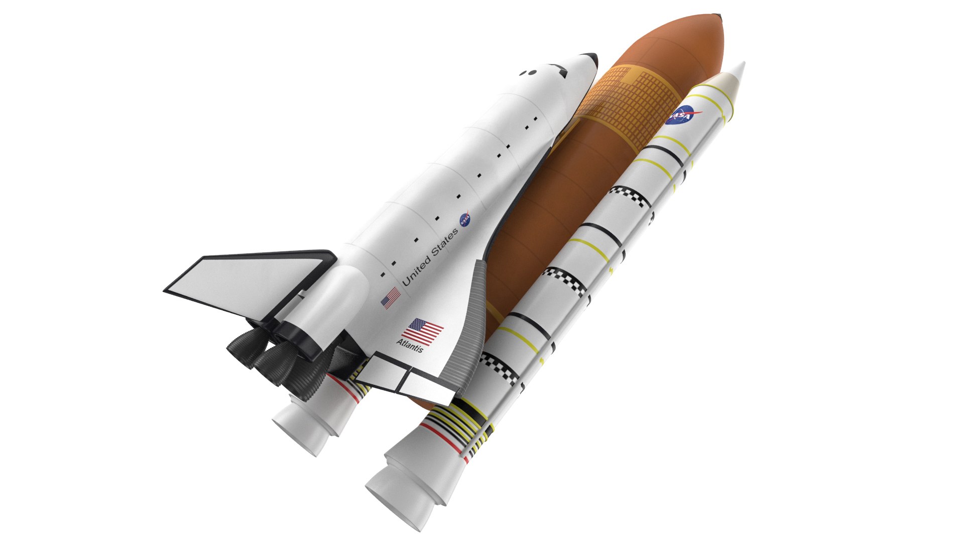 Space Shuttle Endeavour 3D Model - TurboSquid 1467955