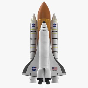 space shuttle endeavour 3D model