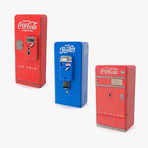 Retro Vending Machines Collection model