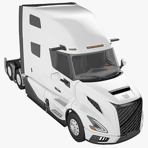 3D Semi Truck Generic 03