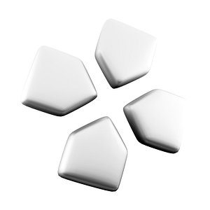 3D model direction arrows icon