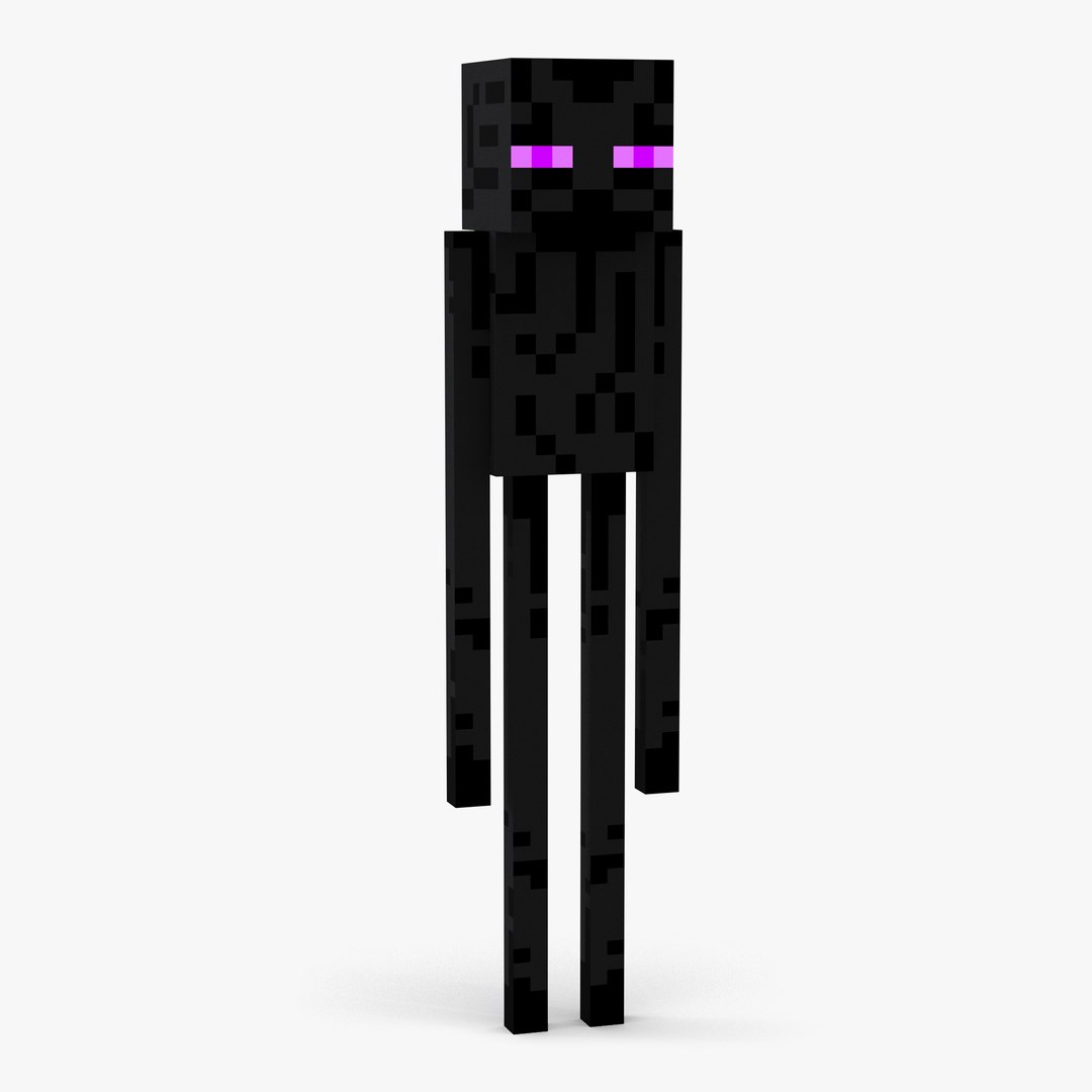 Minecraft EnderMan 3D model preview