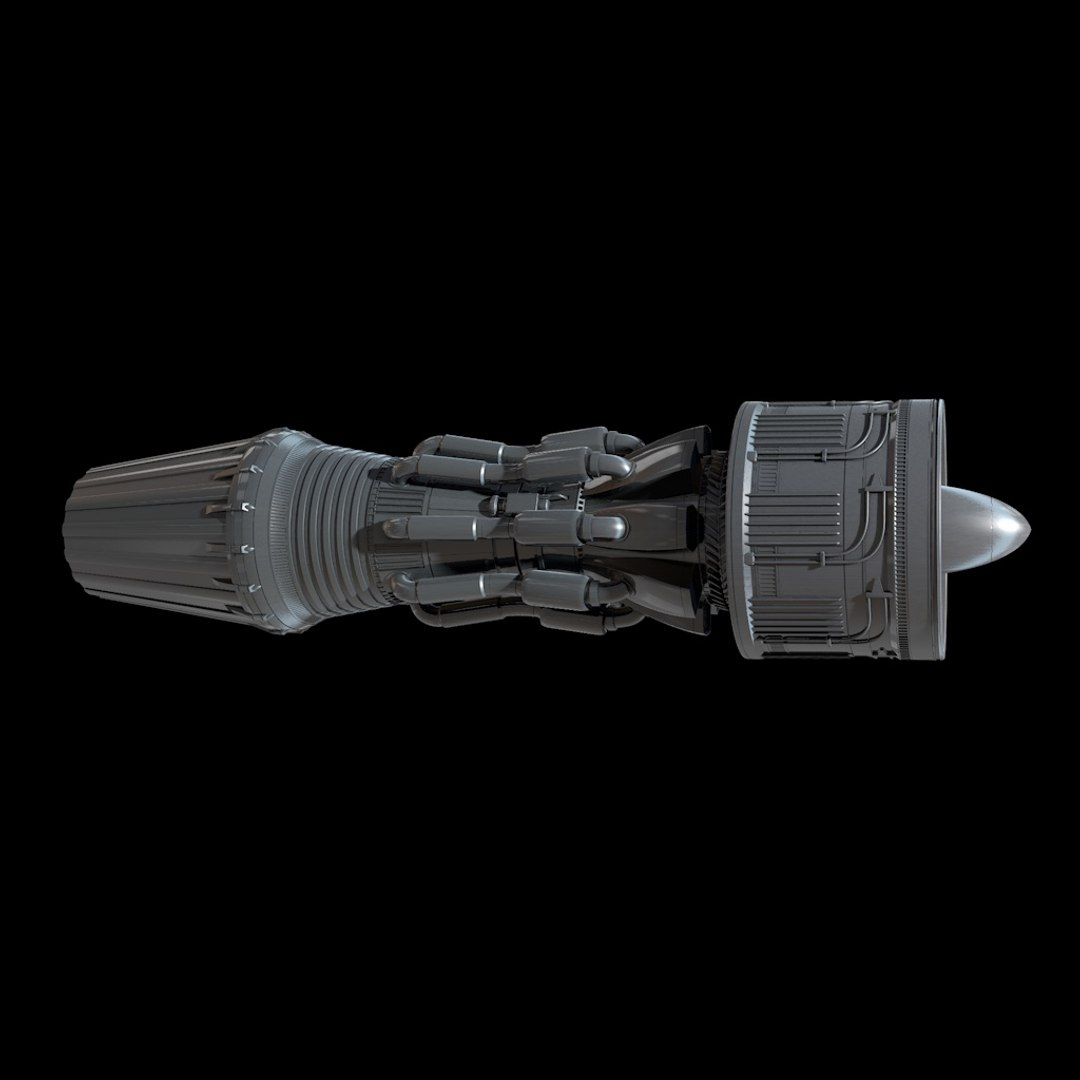 3dsmax Jet Engines Turbine