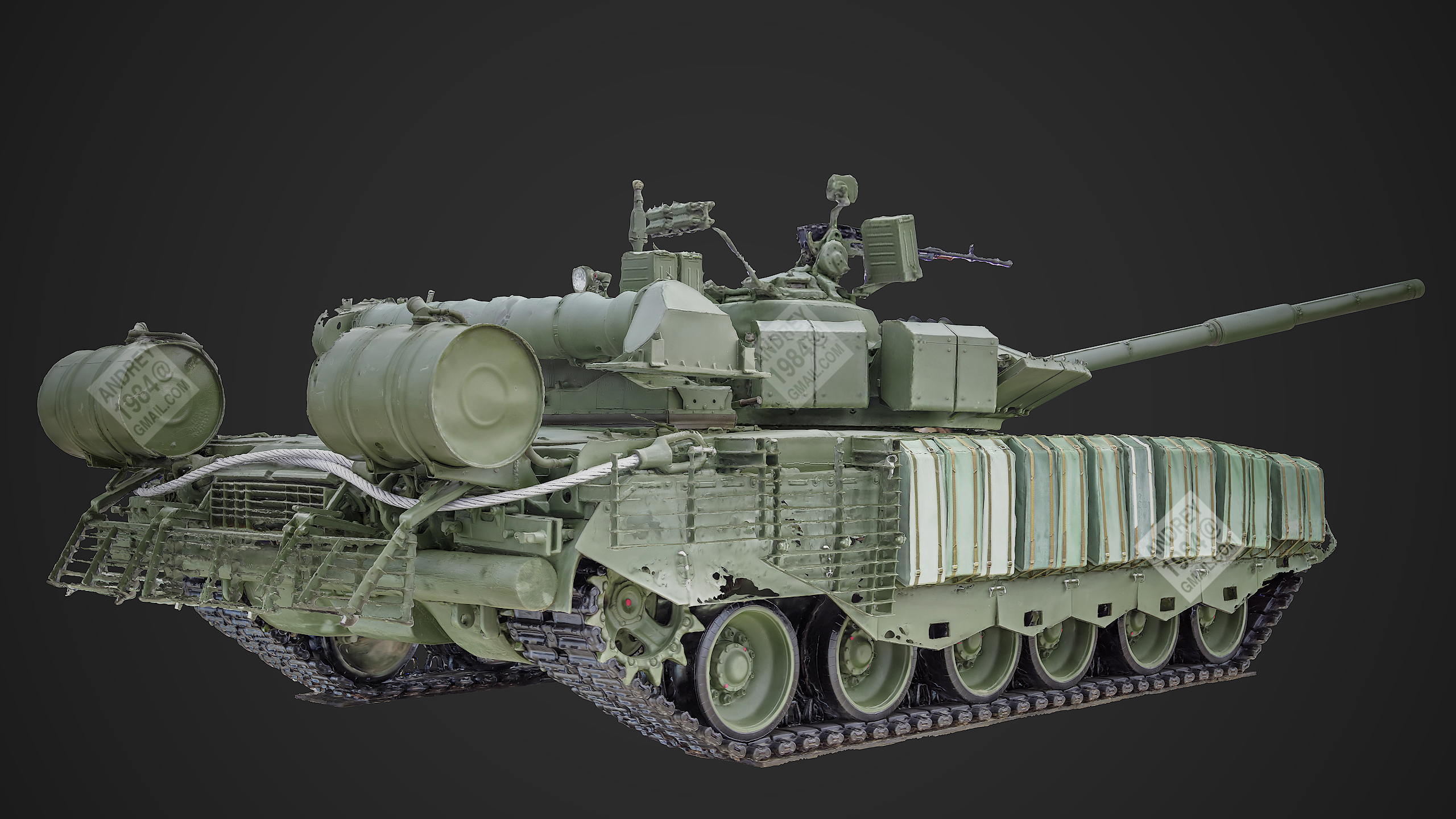 T-80BVM Raw 3D Scan 3D model - TurboSquid 1811854