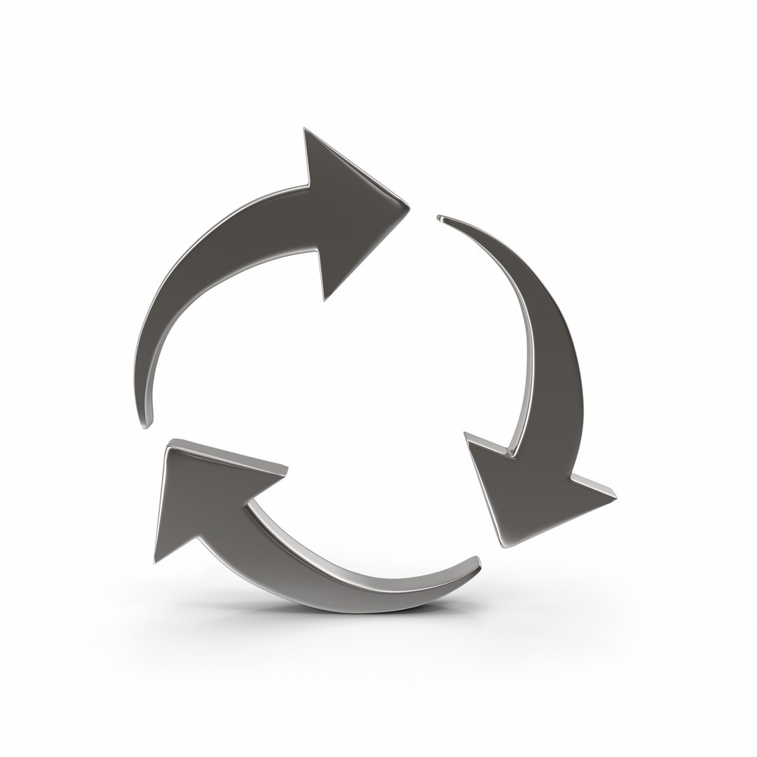 Recycle Symbol Silver 3D https://p.turbosquid.com/ts-thumb/Ft/Ik1U0X/y5/silverrecyclesymbol.h01.2k/png/1732202460/1920x1080/fit_q87/61d10d2ce820a9c5a941066c5e64044c23e945d7/silverrecyclesymbol.h01.2k.jpg