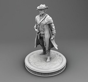 3D Old sheriff