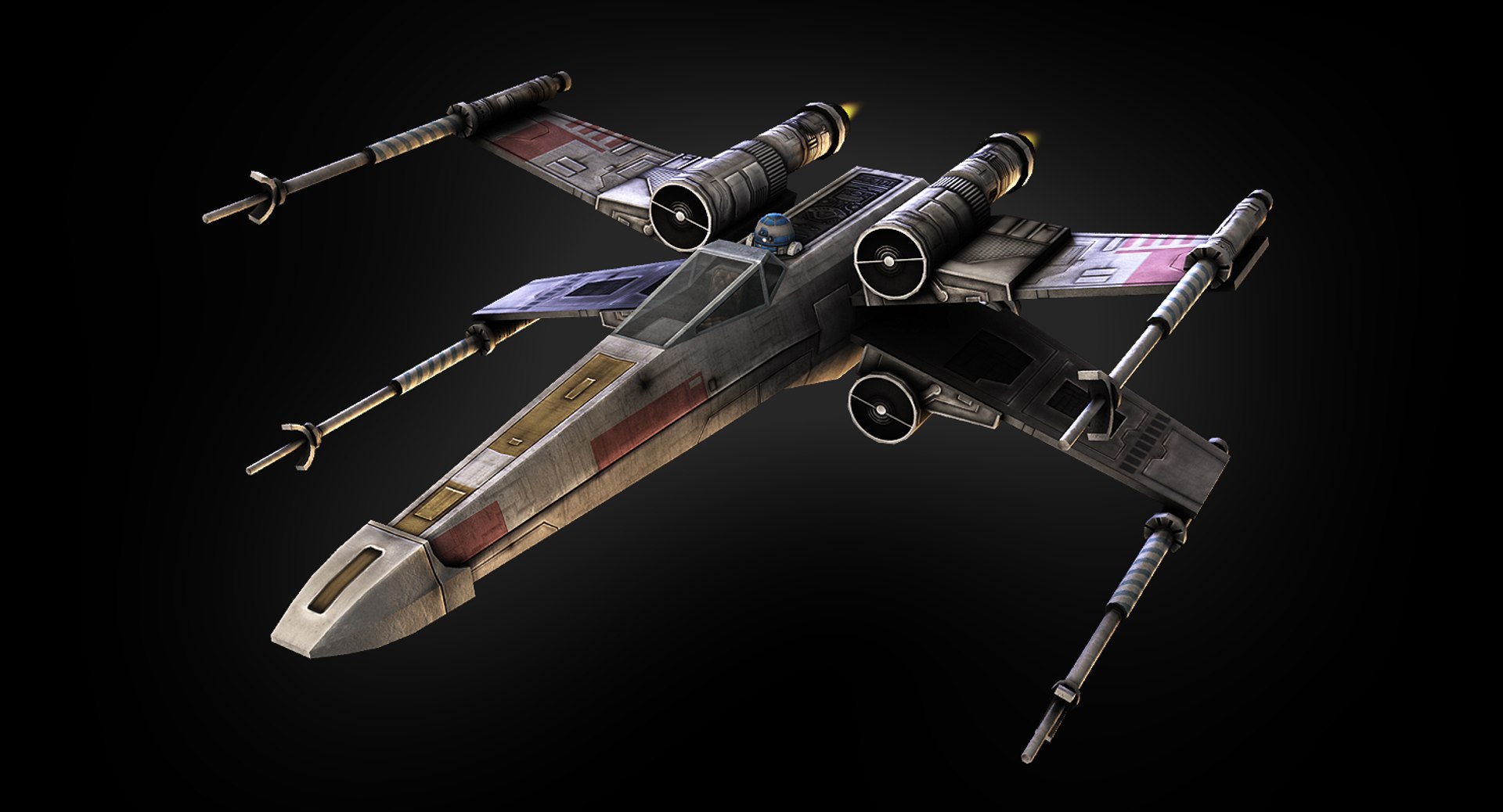 3d model x-wing fighter x