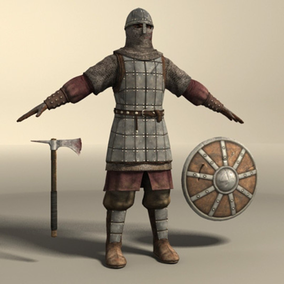 3ds Max Medieval Warrior