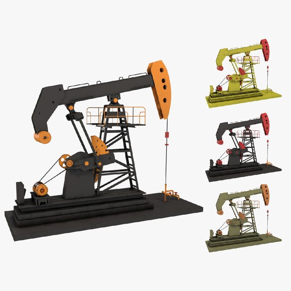 3d Oil Pump Jack Model