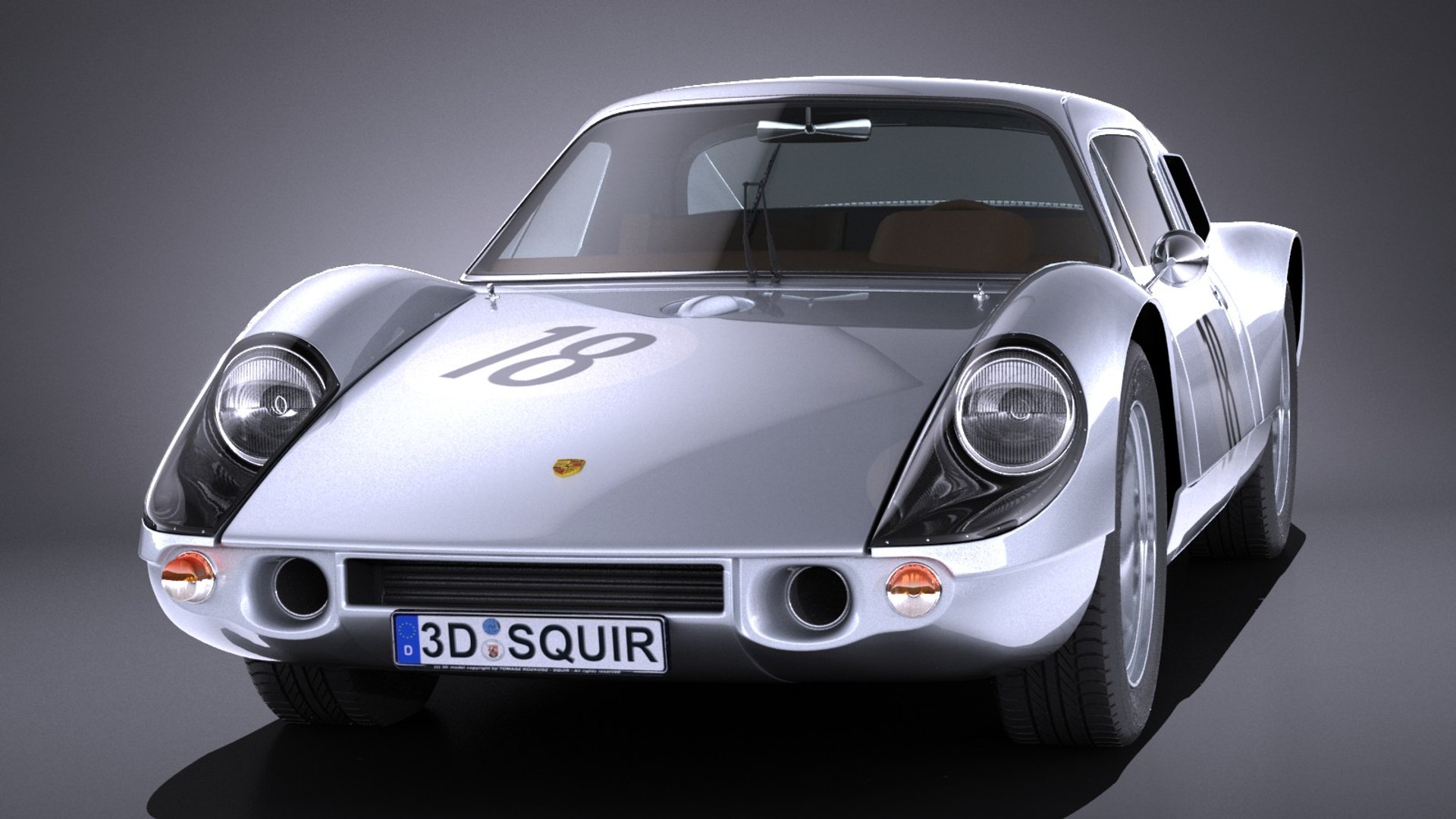 C4d Porsche 904 Carrera