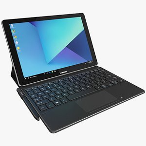 Samsung Galaxy Book 10.6 with Keyboard & S-Pen (Rigged)