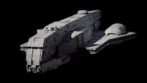 3D model Gozanti-class imperial cruiser - Star Wars