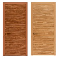 Wooden door model 3Ddesign