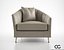Christopher Guy Alexandrine Droite Armchair