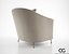 Christopher Guy Alexandrine Droite Armchair