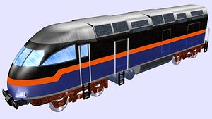 3D mp36ph-3c railrunner diesel locomotive