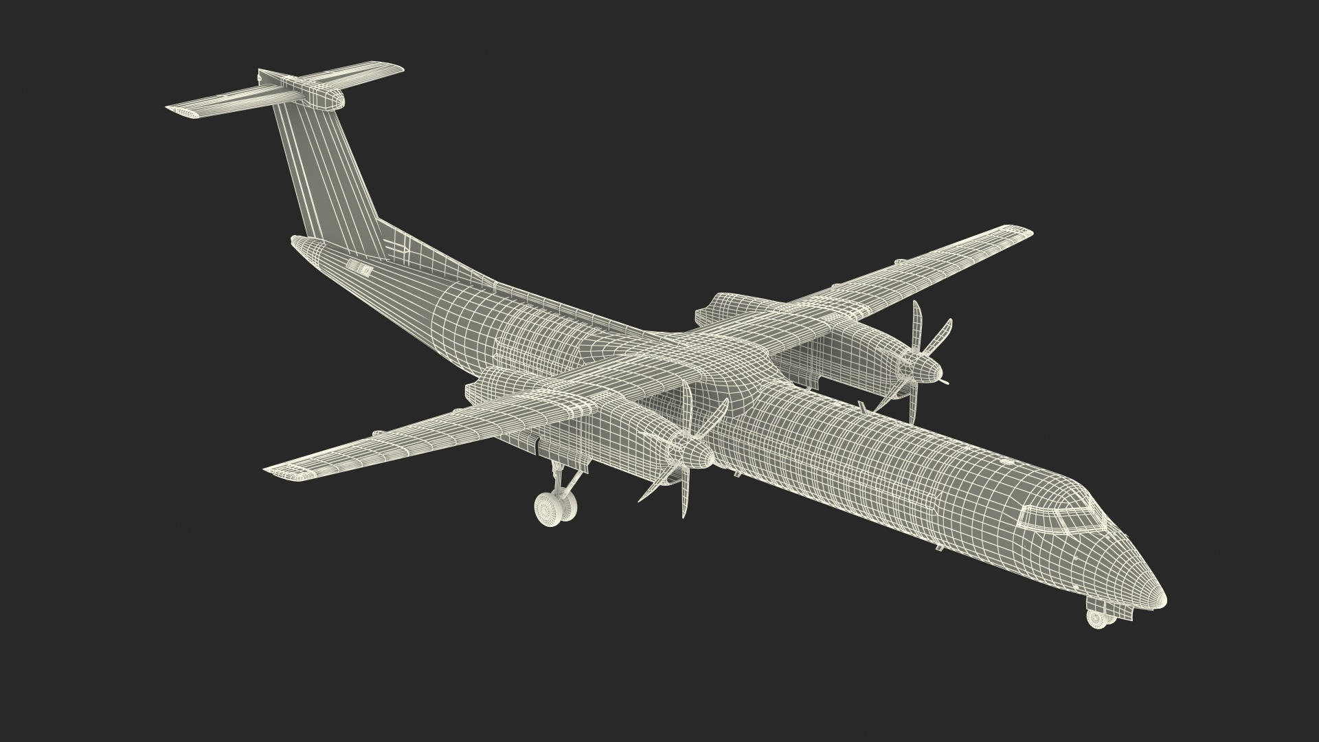 3D Model Bombardier Q400 Nextgen Passenger - TurboSquid 1494448