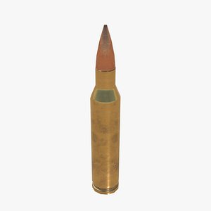5-56x45 Ammo Low-poly 3D model